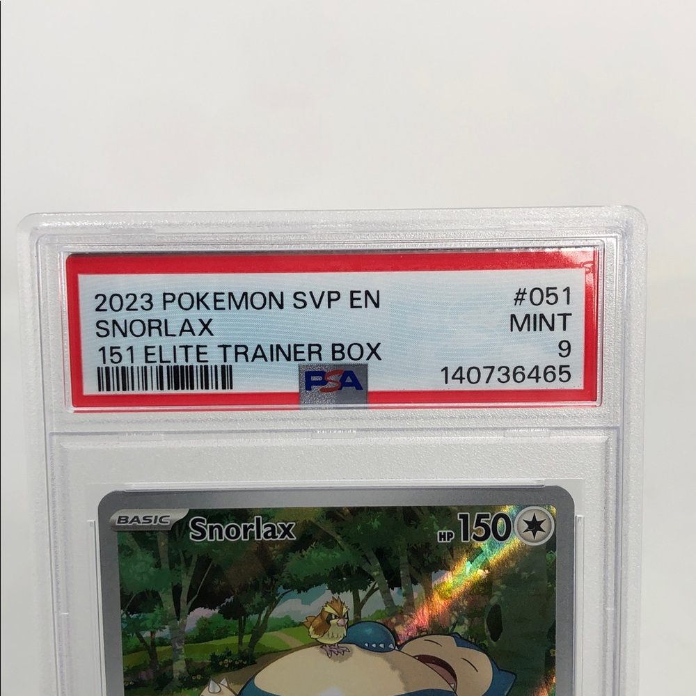 2023 Pokémon SVP Snorlax 151 Elite Trainer Box #051 PSA 9 - Picture 2 of 4